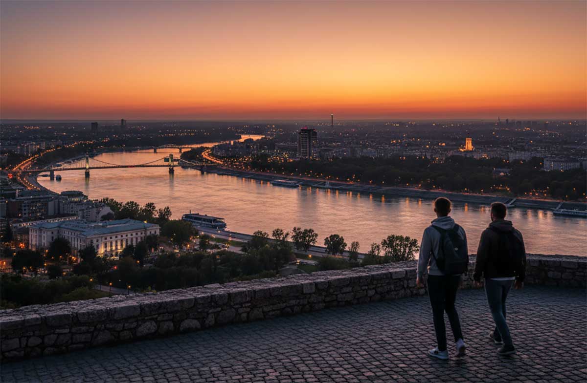 2 günde Belgrad için hafta sonu rotası, Kalemegdan ve şehir merkezi yürüyüşü.