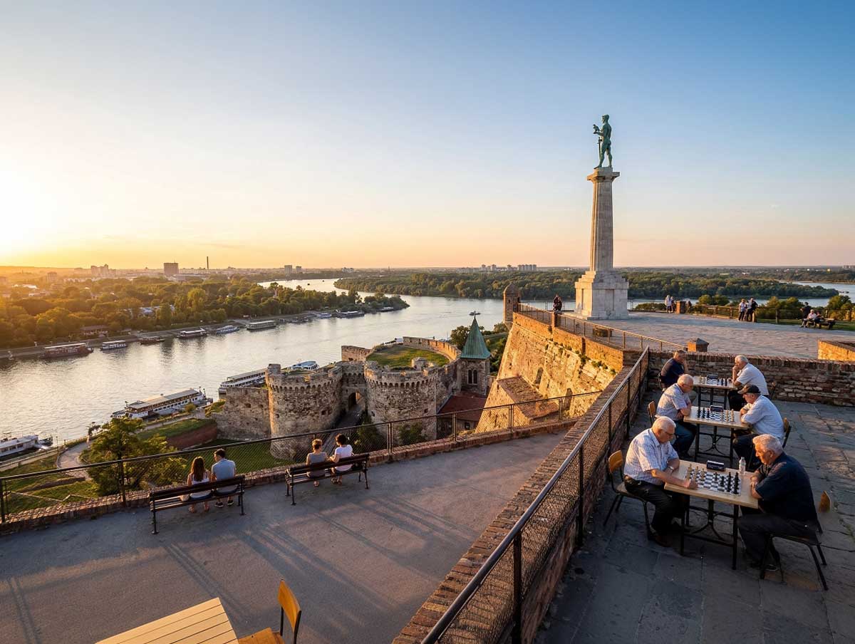 Kalemegdan Kalesi ve Pobednik Heykeli, Belgrad