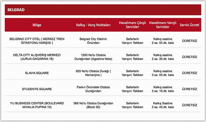 AtlasGlobal Havaalani Ücretsiz Servisi