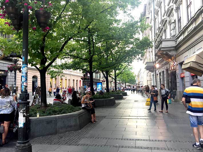 Knez Mihailova Caddesi Belgrad